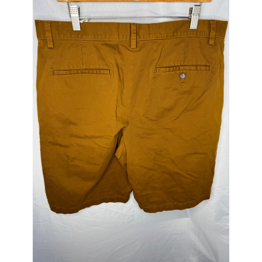 Banana Republic Emerson Shorts Mens 34 Tobacco Brown Chino Cotton Stretch - Picture 6 of 7